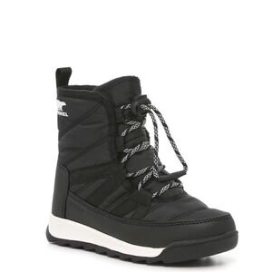 SOREL Whitney II Short Waterproof Insulated Boot, Toddler Size 9, Black, NWT‎